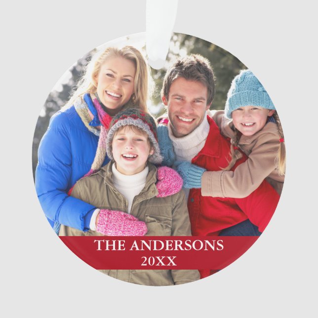 Adorno Red de fotografía familiar (Anverso)