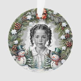 Adorno Redonda de fotos de Navidades de Personalizados de