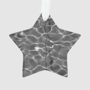 Adorno Reflexiones Ligeras Sobre El Agua: Negro Y Blanco