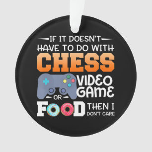 Adorno Regalo de ajedrez Videojuego de ajedrez o diseño