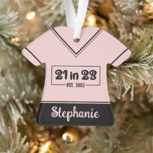 Adorno Regalo de cumpleaños 21 personalizado en 23 de ene
