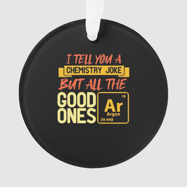 Adorno Regalo de cumpleaños | Te Digo Química (Anverso)