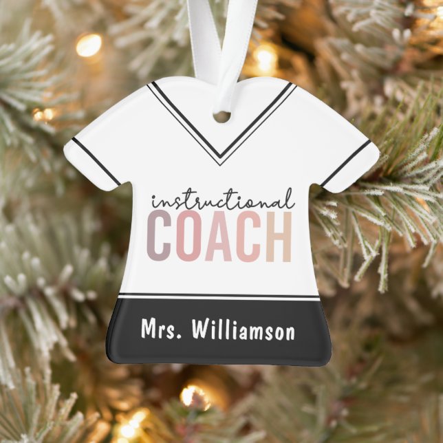 Adorno Regalo de entrenador educativo de personalizado (Árbol)