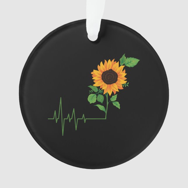 Adorno Regalo de flor de girasol (Anverso)