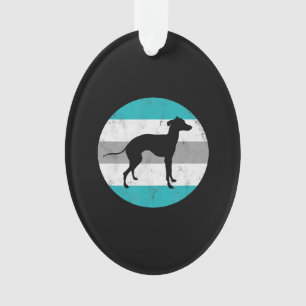 Adorno regalo de galgo italiano hombres chicas hombres