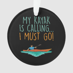 Adorno Regalo de kayak de remo