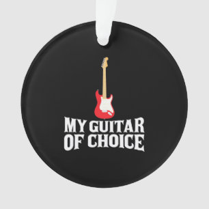 Adorno Regalo de Navidad   Mi guitarra de elección