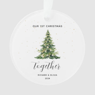 Adorno Regalo de Navidad personalizado para la primera Na