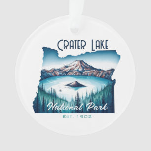 Adorno Regalo de recuerdo del Crater Lake National Park