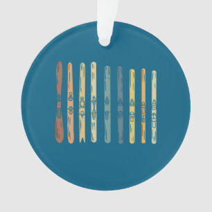 Adorno Regalo de tablas de esquí