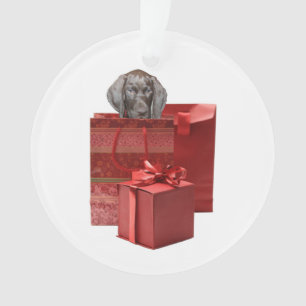 Adorno Regalo del navidad del perrito del indicador