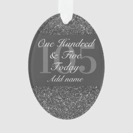Adorno Regalo especial personalizado de cumpleaños 105º