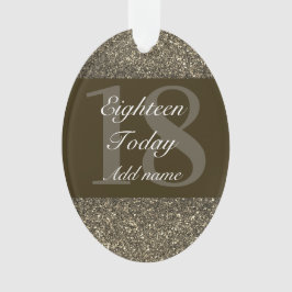 Adorno Regalo especial personalizado de cumpleaños 18