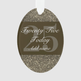 Adorno Regalo especial personalizado de cumpleaños 25