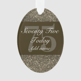 Adorno Regalo especial personalizado de cumpleaños 75