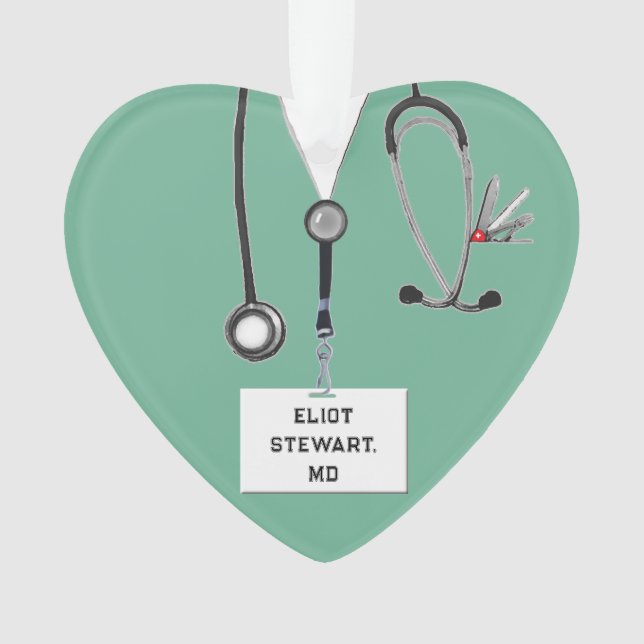 Adorno Regalo Médica personalizado (Anverso)