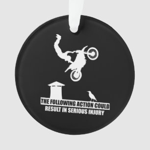 Adorno Regalo para motocicletas de suciedad deportiva