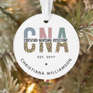 Adorno Regalos de Auxiliar de Enfermería Certificados por