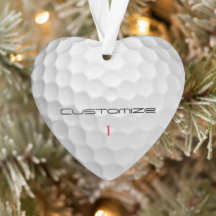 Adorno Regalos de Pelotas de Golf Personalizadas Serie de