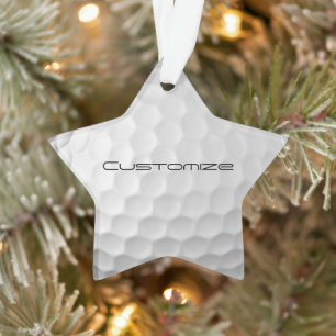 Adorno Regalos de Pelotas de Golf Personalizadas Serie Si