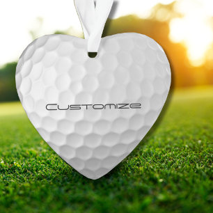 Adorno Regalos de Pelotas de Golf Personalizadas Serie Si