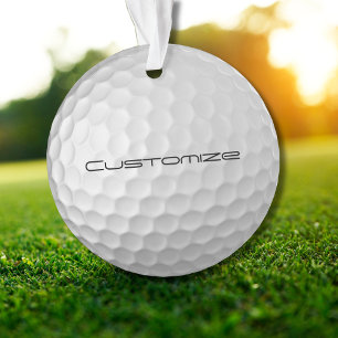 Adorno Regalos de Pelotas de Golf Personalizadas Serie Si