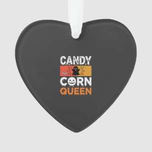 Adorno Reina de Caramelo de Calabaza Diseño SVG de Hallow