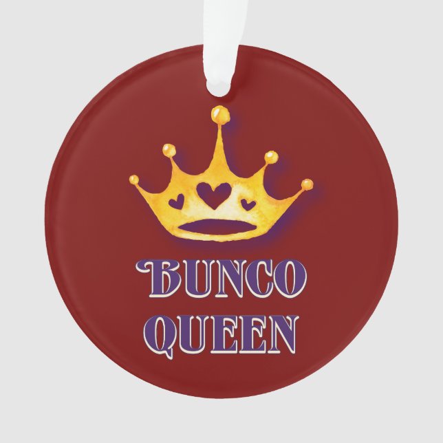 Adorno Reina del jugador de Bunco (Anverso)