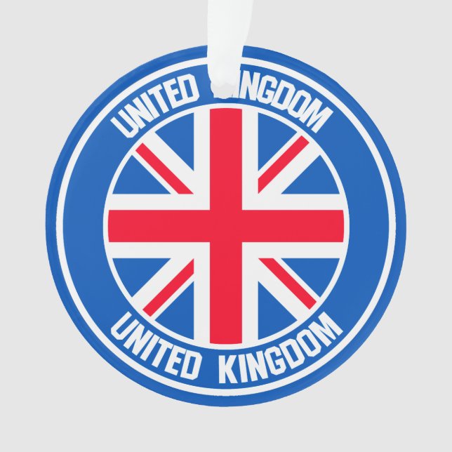 Adorno Reino Unido Round Emblem (Anverso)