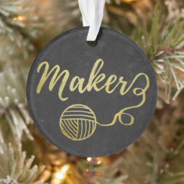 Adorno Relieve metalizado dorado Faux de Maker Crafts & Y