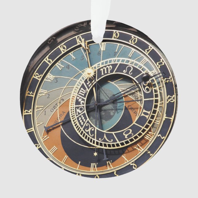 Adorno Reloj astronómico en Praga (Anverso)
