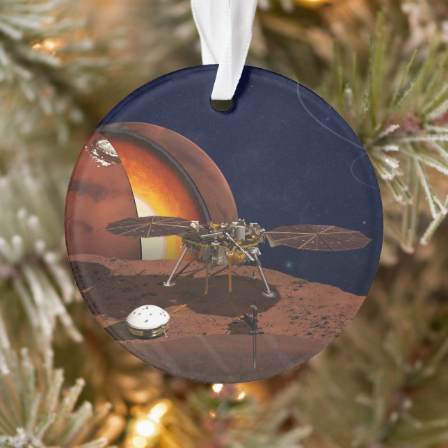 Adorno Rendición artística de The Insight Lander. (Árbol)