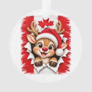 Adorno Reno canadiense de Navidad