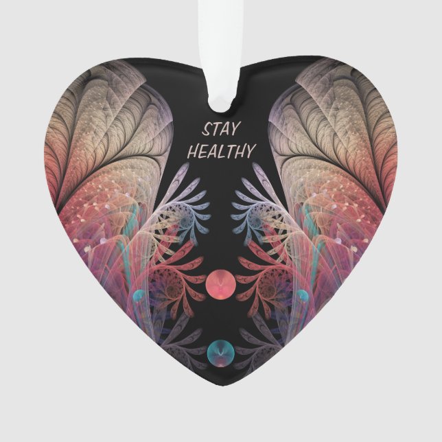 Adorno Resumen de la fantasía moderna Arte fractal Textos (Anverso)