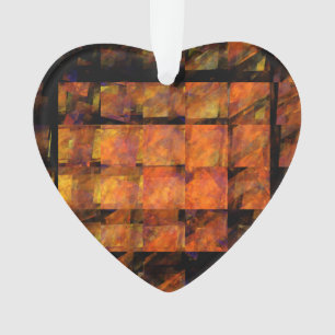 Adorno Resumen de la pared Corazón acrílico de arte