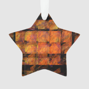 Adorno Resumen del muro Estrella acrílica del arte