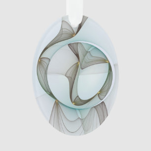 Adorno Resumen Elegancia dorada turquesa moderna