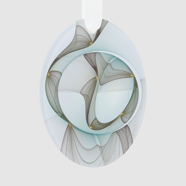 Adorno Resumen Elegancia dorada turquesa moderna (Anverso)