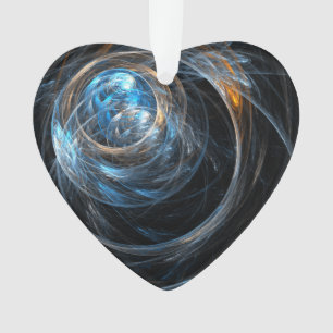 Adorno Resumen mundial arte Corazón acrílico