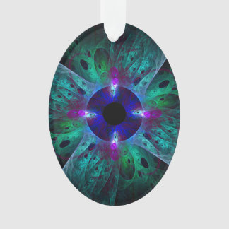 Adorno Resumen ocular Oval de arte acrílico