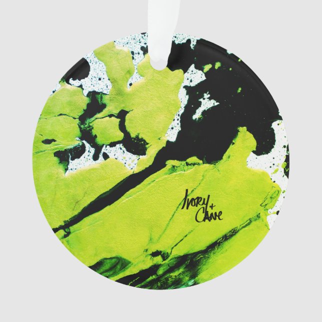 Adorno Resumen verde y negro de SPWW Keylime n' Slime (Anverso)