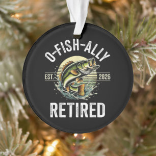 Adorno Retirado O-Fish-Ally 2026 Pescador Pesca