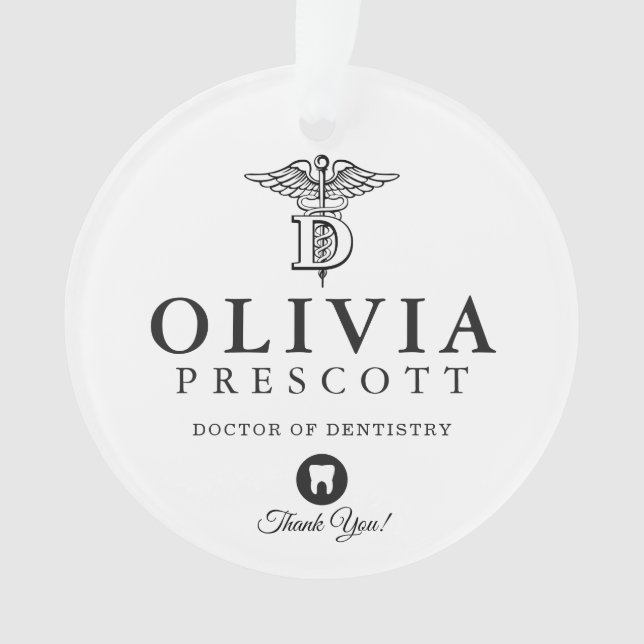 Adorno Retiro profesional dental de la graduación el | (Anverso)