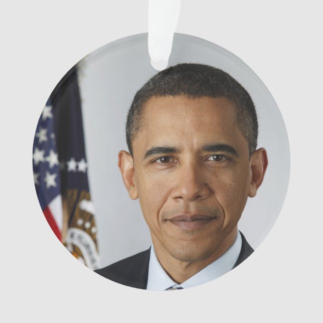 Adorno Retrato de Barack Obama en la Casa Blanca (Anverso)
