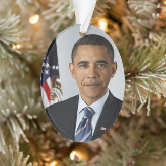 Adorno Retrato de Barack Obama en la Casa Blanca