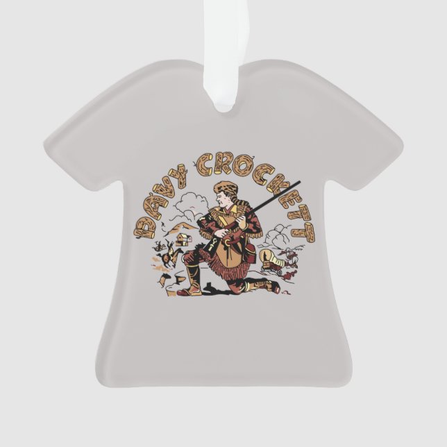 Adorno Retro Davy Crockett (Anverso)