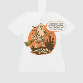 Adorno Retro Halloween Ghost Safety