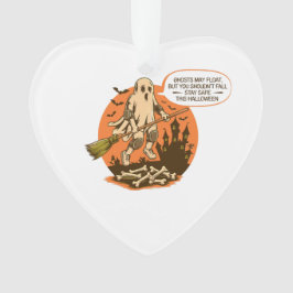 Adorno Retro Halloween Ghost Safety