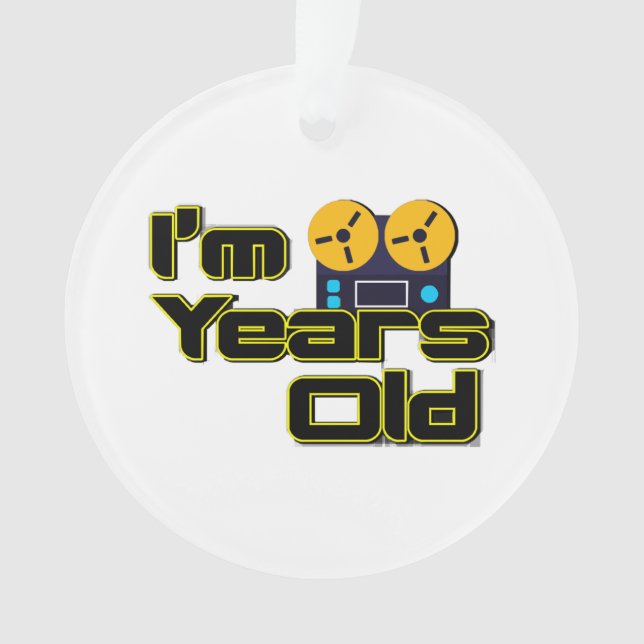 Adorno Retro Magnetophon reel-to-reel (Anverso)