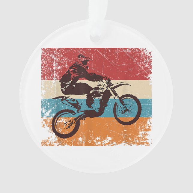 Adorno Retro Off Road Motocross Enduro (Anverso)